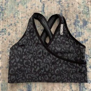 Gymshark Adapt Animal Seamless Sports Bra. Size M. Gently Worn.